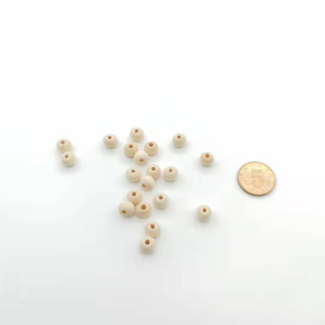 Factory direct supply of Tiantai wood beads, small hole wood beads, wholesale of loose beads, DIY customization of wooden jewelry accessories pic 3