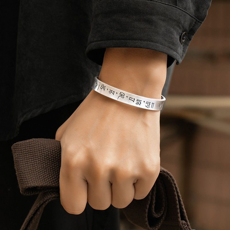 Hot-selling item: Twelve zodiac signs, eight Guardian Deities, zodiac Buddha silver-plated bracelet, aged and retro style, open Thai silver bracelet pic 15