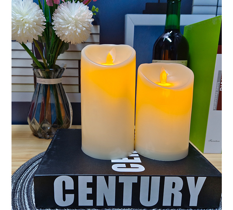 led electronic candle lamp, swinging simulation candle, wedding romantic confession, birthday performance, decorative item, murder mystery game pic 5