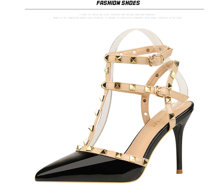 289-6欧美时尚铆钉女士尖头浅口高跟单鞋女式夏季新款凉鞋批发详情67