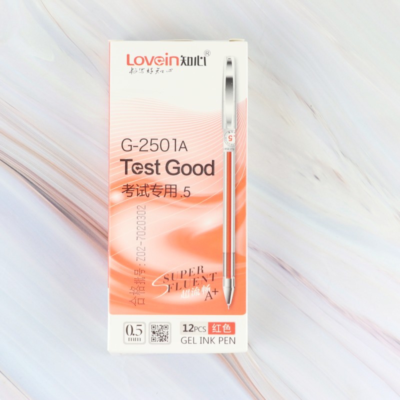Genuine Zhixin 0.5 gel pen 2501 full needle ballpoint core, student pen, black signature pen for exams and finance pic 6