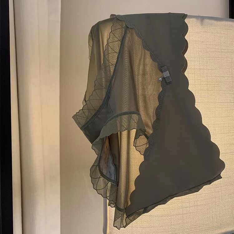 平角内裤女士人棉中腰全棉抗菌裆少女不夹臀舒适高弹透气学生内裤详情5