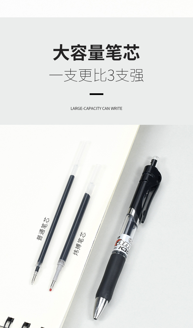 Weibo Creative Student Gel Pen Set: Multi-functional Press Gel Pen, Cost-effective for Study and Office Use pic 5