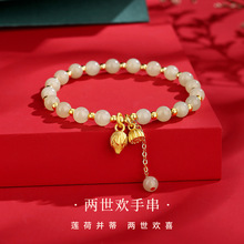 星城环保铜渐变玛瑙串珠手串手链女百搭高级感新中式小众饰品新品详情13
