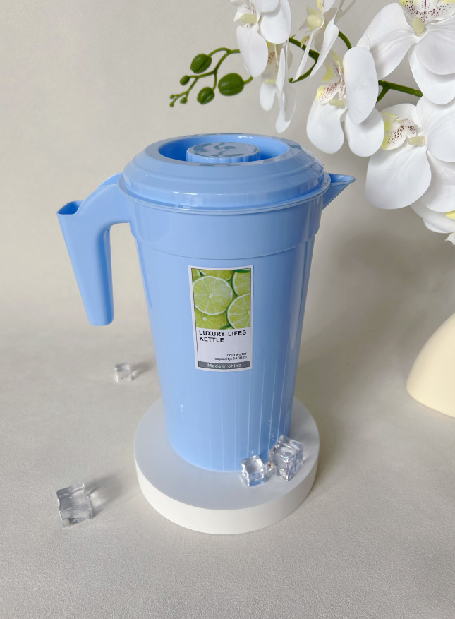 New plastic cold water bottle with large capacity for household tea brewing, measuring pot, milk tea shop cold water bottle with scale, commercial use pic 7
