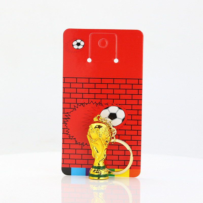 2022 Hercules Cup keychain Small Pendant Resin handicraft Qatar World Cup keychain pic 10