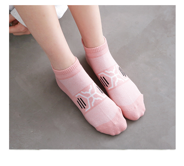 袜子女春夏季网眼女船袜脚底橡筋短筒女袜后跟提耳护脚短袜吸汗详情13