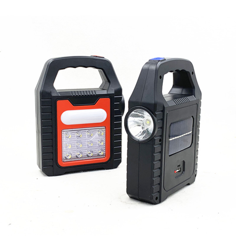 Solar COB camping lamp, USB horse lamp, searchlight, 878 camp lamp, floodlight, small hanging lamp, portable lamp pic 12
