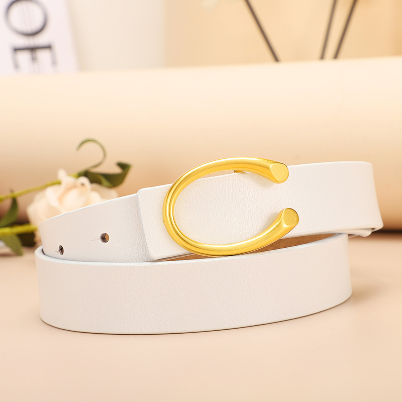 皮带真皮仿古C字扣精致腰带女百搭装饰裤腰带裙子厂家批发腰带女详情15