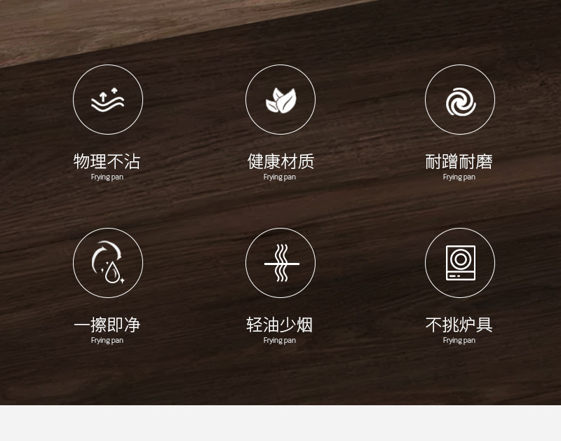 Mai Fan stone stir-frying pan, Korean non-stick pan, smoke-free pan, induction cooker pan, gas household multi-functional stir-frying pan, flat frying pan, stainless steel stir-frying pan, cookware and kitchenware, stainless steel frying pan pic 3