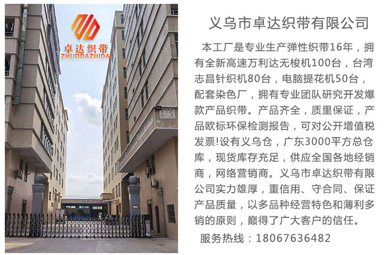 工厂批发RUNNING字母松紧带印花时尚弹力织带鞋包发饰服装辅料详情24