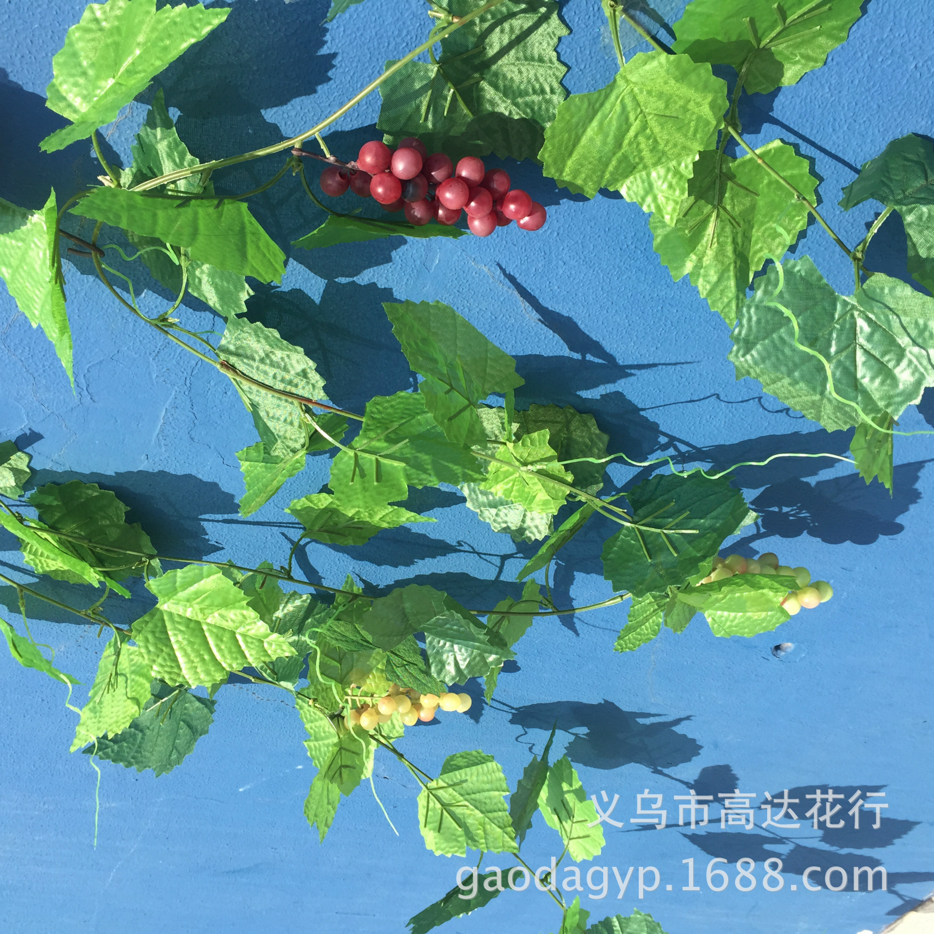 Single artificial grapevine stem, artificial green vine leaves, artificial grapevine leaves, artificial ivy pic 4