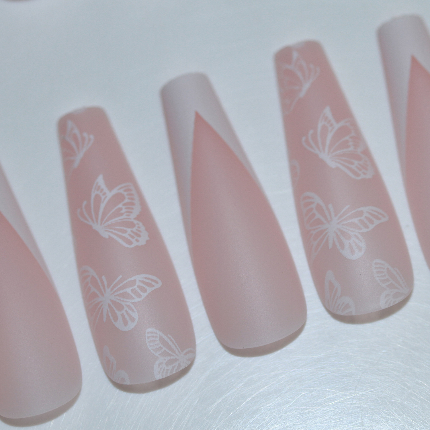 30 pieces of artificial nails, finished nail pieces, extended ballet nails, almond nail patches, wearable nails, cross-border European and American stock pic 30