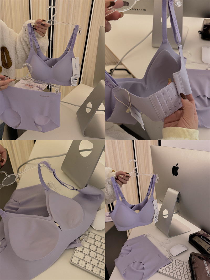维密同款 软支撑内衣女大胸显小胸聚拢提拉防下垂收副乳文胸套装详情22