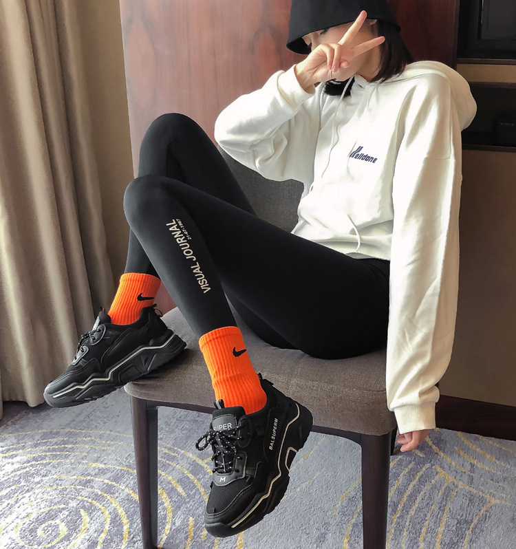Shark skin leggings for women to wear outside in spring and autumn, high-waisted shark pants wholesale, thin slimming legs and lifting buttocks yoga Barbie pants pic 17