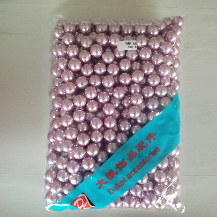 DIY accessories, porcelain red round beads, large quantity discount, pearl high-brightness cinnabar non-porous accessories, round beads, resin imitation pearl pic 5