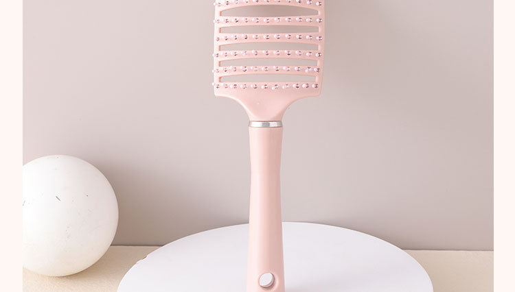 Large rib comb, curly hair comb, back-to-back voluminous styling wonder, airbag comb, long hair, curly hair massage, large bend comb pic 26