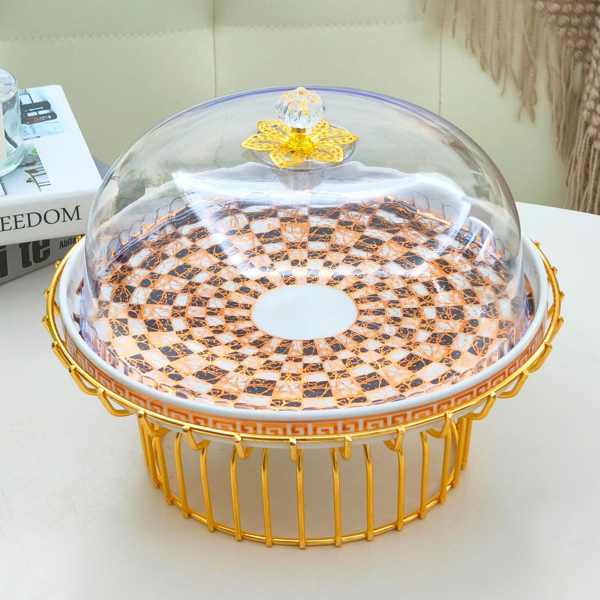 Creative Nordic light luxury style fruit platters, modern home tea break table decorations, afternoon tea fruit cakes and pastries, high-end Nordic light luxury style fruit platters, modern home tea break table decorations, afternoon tea fruit cakes and pastries pic 2