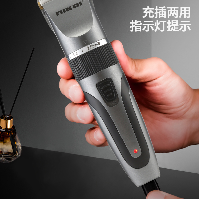 厂家批发理发器专业发廊充电剃头刀电动理发剪陶瓷刀头家用电推剪NIKAI详情6