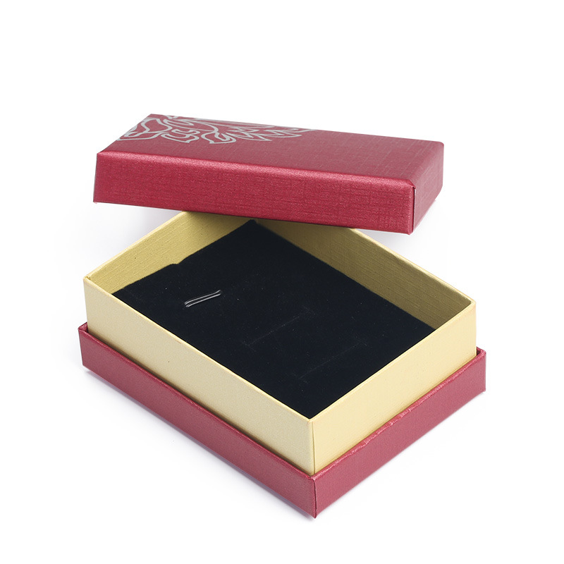 Red lotus packaging box, gift box, bracelet, handle, earrings, necklace, ring, universal gift box pic 7