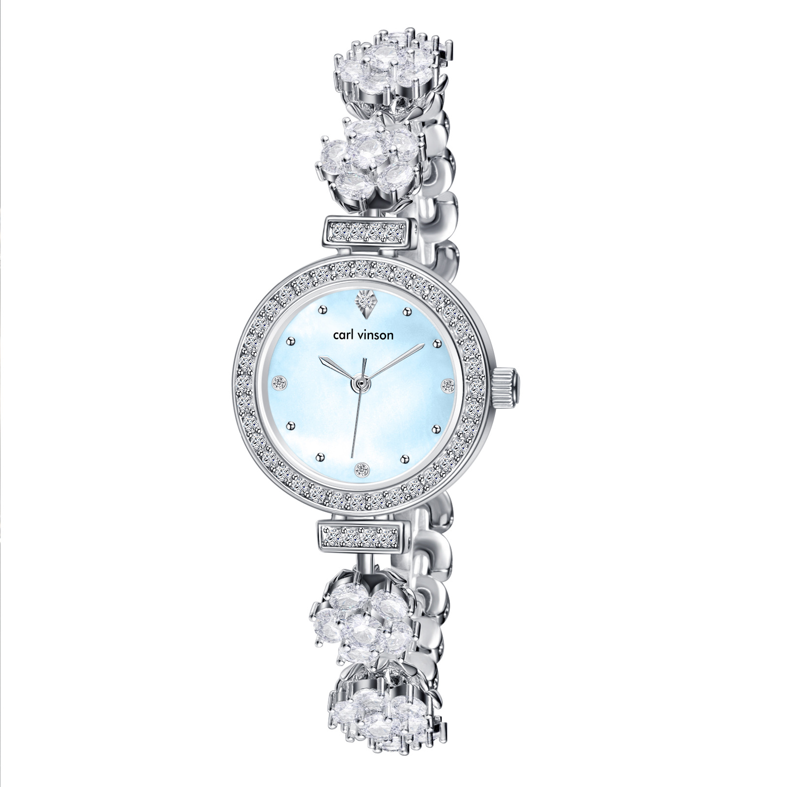 卡文森合金女士Ins风手链手表石英女表时尚淑女防水礼品女士腕表详情3