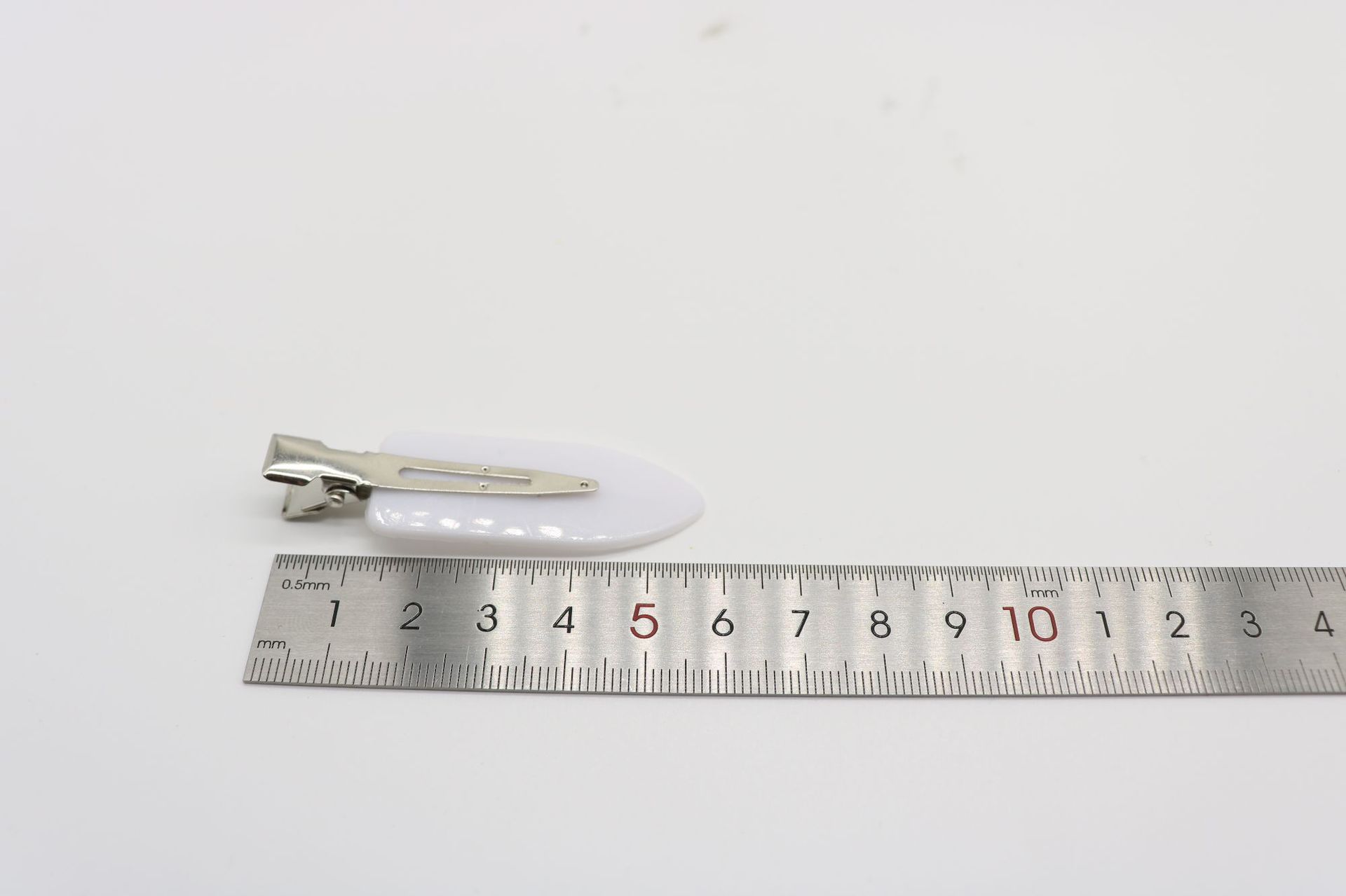 爆款甜美网红糖果色透明无痕发夹超闪充粉冲浪板发卡刘海碎发边夹详情2