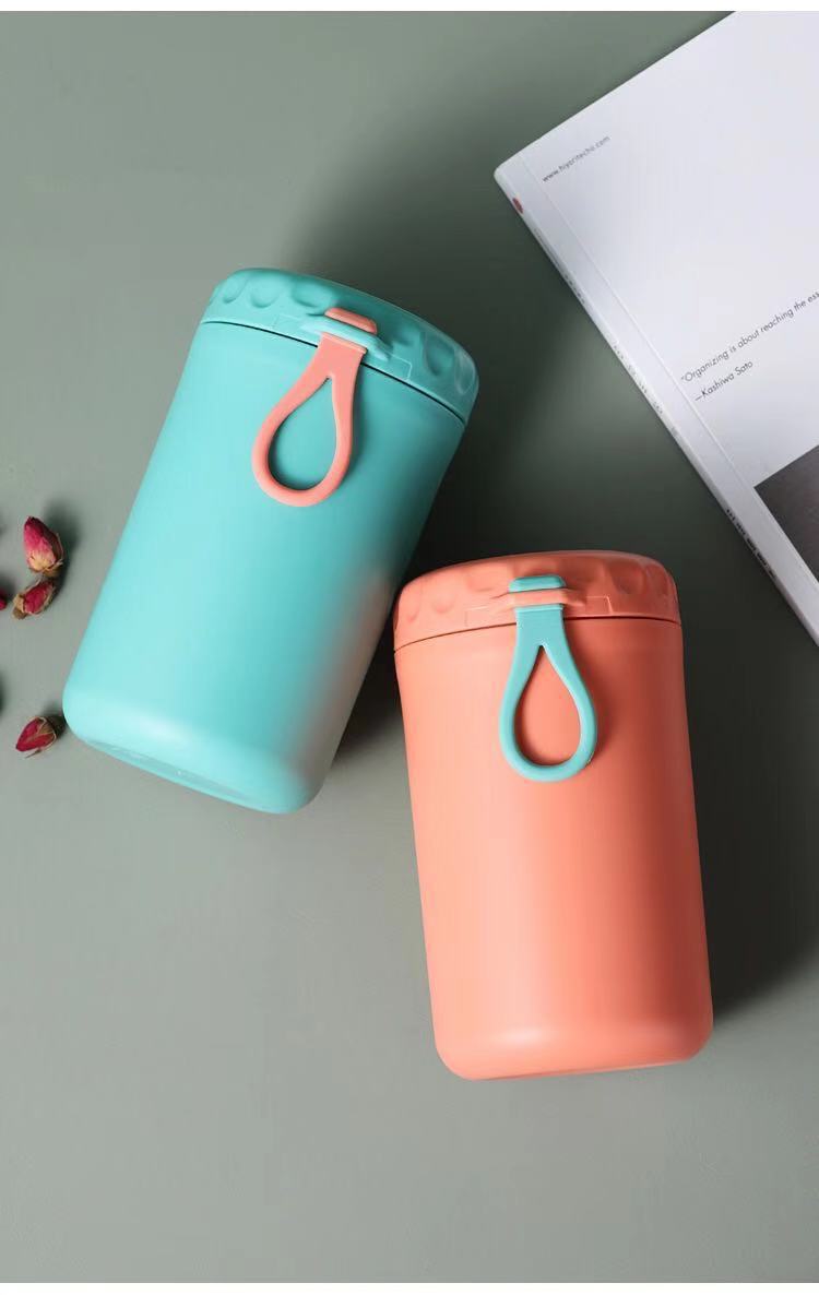 304不锈钢保温汤杯 学生上班族大容量pp塑料早餐杯牛奶杯带盖粥杯详情18