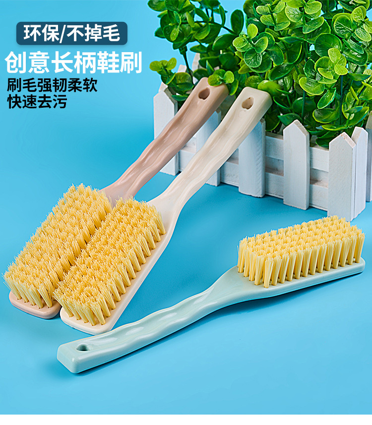 Shoe brush, household soft-bristled brush, laundry brush, shoe brush magic tool, multi-functional shoe cleaning special, non-damaging shoe cleaning brush pic 1