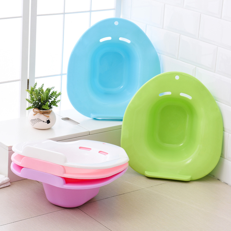 Thickened bidet for men and women, postpartum bidet for pregnant women, gynecological pregnant women, no squat toilet, postpartum confinement basin pic 19