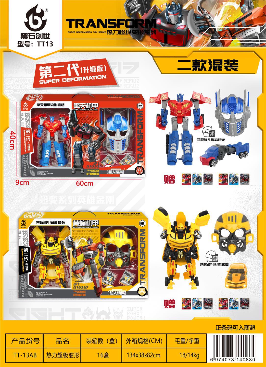 大号变形玩具汽车人擎天黄蜂战神机器人男孩模型机构续费礼包批发详情15