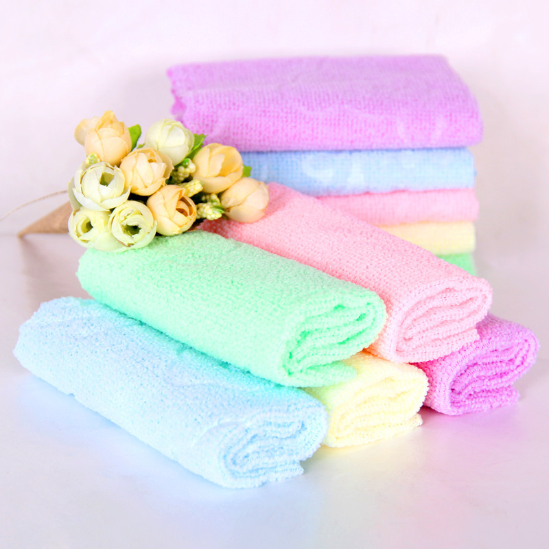 [LOVELY HOME] [hold ja] microfibra estampada pequeña toalla cuadrada tricotada borde caliente no deformable paño de niños regalo regalo fabricante paño de limpieza al por mayor paño de limpieza para niños toalla de mano pic 9