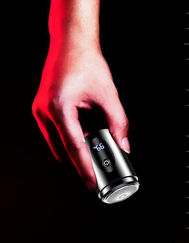 新款小钢炮剃须刀男士电动刮胡刀胡须刀迷你便携式车载水洗剃胡刀详情26