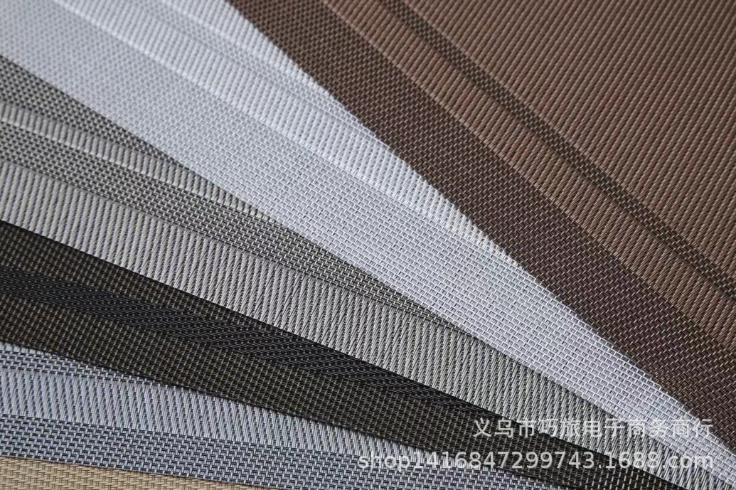 特斯林编织方形双框隔热简约西餐垫酒店家庭pvc餐垫现货详情4