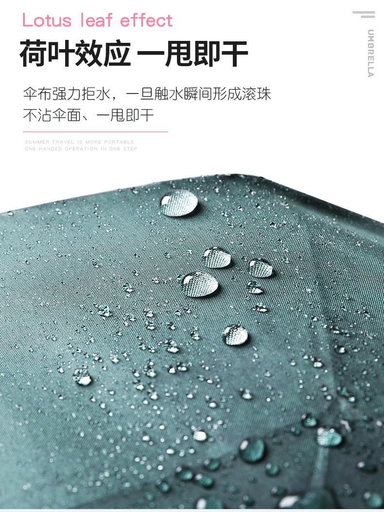 自动雨伞女夏晴雨两用伞太阳伞防晒防紫外线折叠遮阳伞定制LOGO伞详情8
