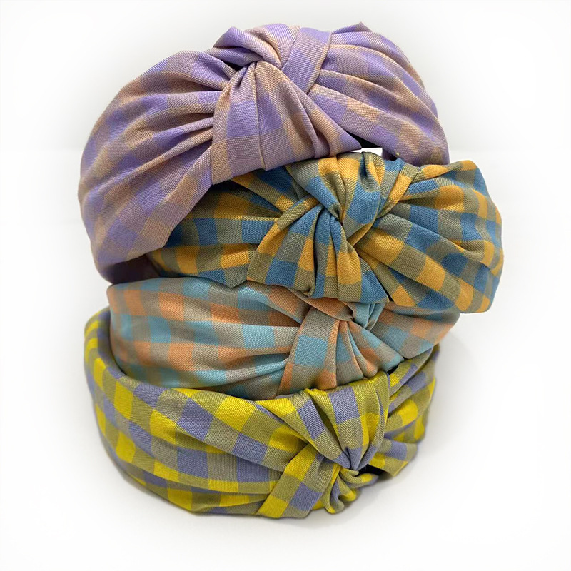 Korean-style versatile pleated hair accessories, cross-border European and American large intestine headbands, retro French satin facial hair clips, headwear and hair bands pic 7