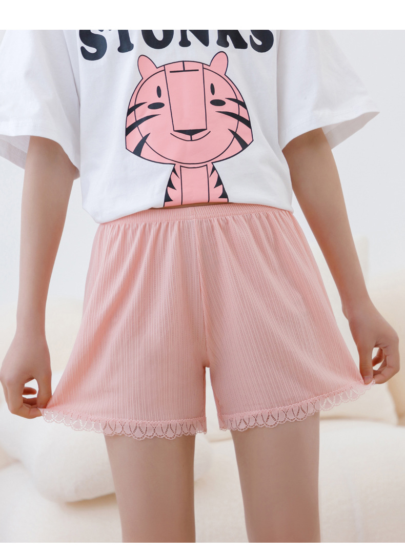 冰丝女童防走光安全裤夏季可外穿宽松蕾丝中大儿童打底短裤配裙子详情21