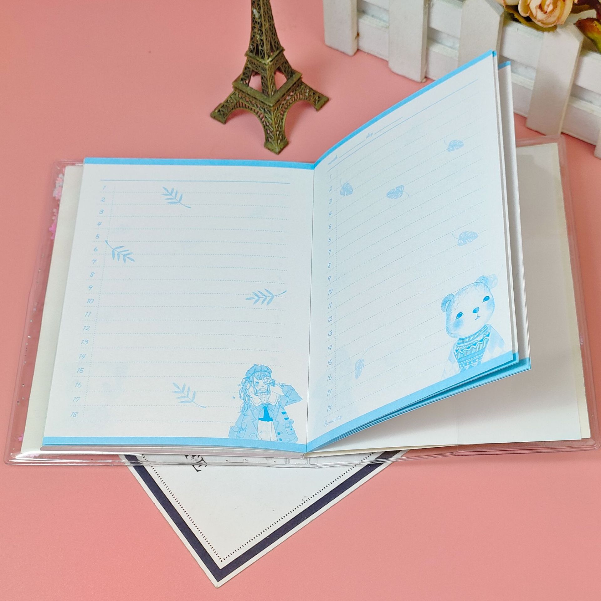 Wholesale of creative handbooks, notebooks, flow-sand rubber case books, student stationery, diaries, loose-leaf notebooks, and gifts pic 33