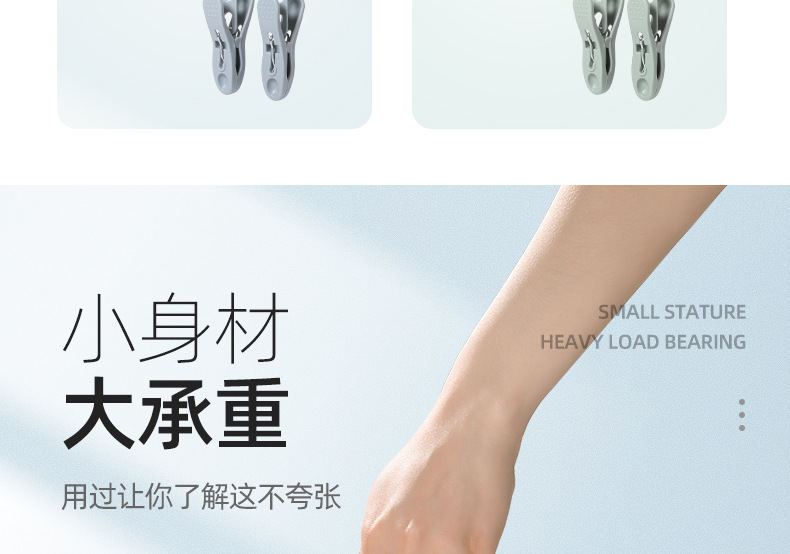 Travel folding clothes hangers, multi-purpose small and compact drying clothes hangers for business trips, hotels, Tours and outings, and convenient for carrying sock clips pic 9