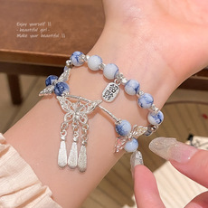 Korean bestseller, super shiny round zircon bracelet, simple and versatile, high-quality, perfect for best friend gifts, wholesale of bracelets and jewelry pic 3