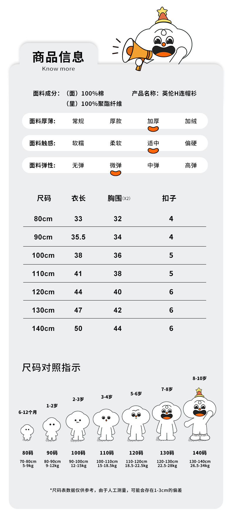 冬季男童一体绒连帽开衫新款男孩韩版加绒加厚毛衣A类棉防风外套详情6
