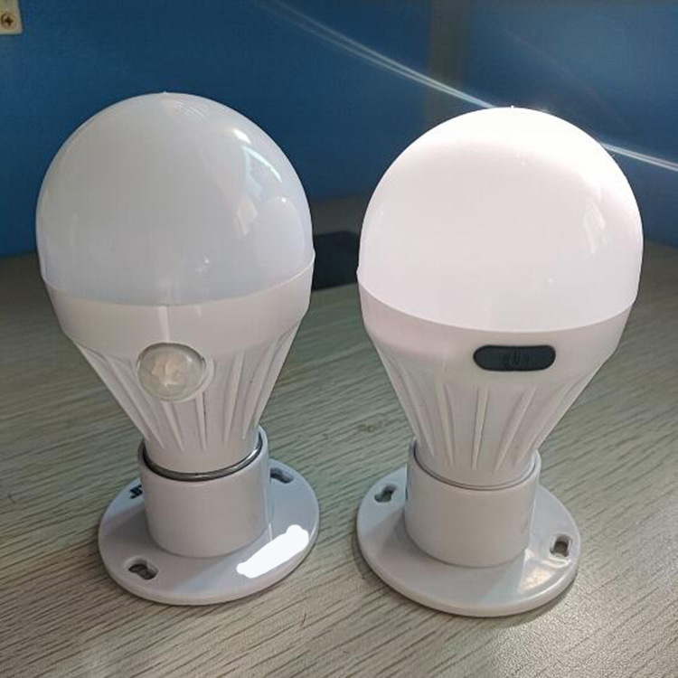 3W LED bulb induction lamp, a human body induction lamp in the shape of a bulb pic 2