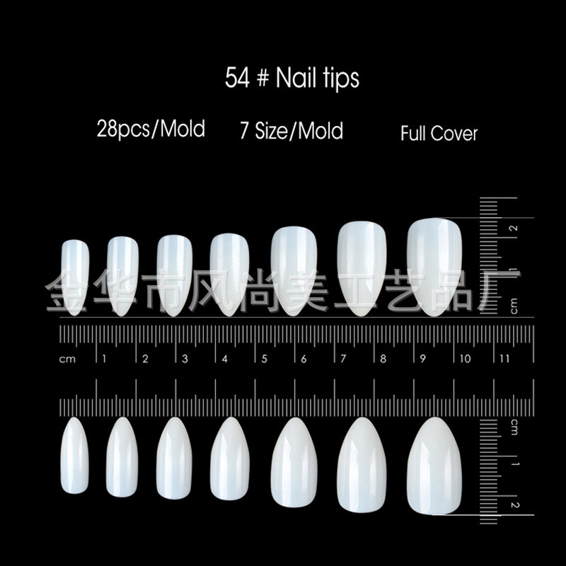Hand-worn nails, nail tips, pointed teardrop nails, detachable fake nail patches, direct sales from European and American export manufacturers, exclusively for export pic 6