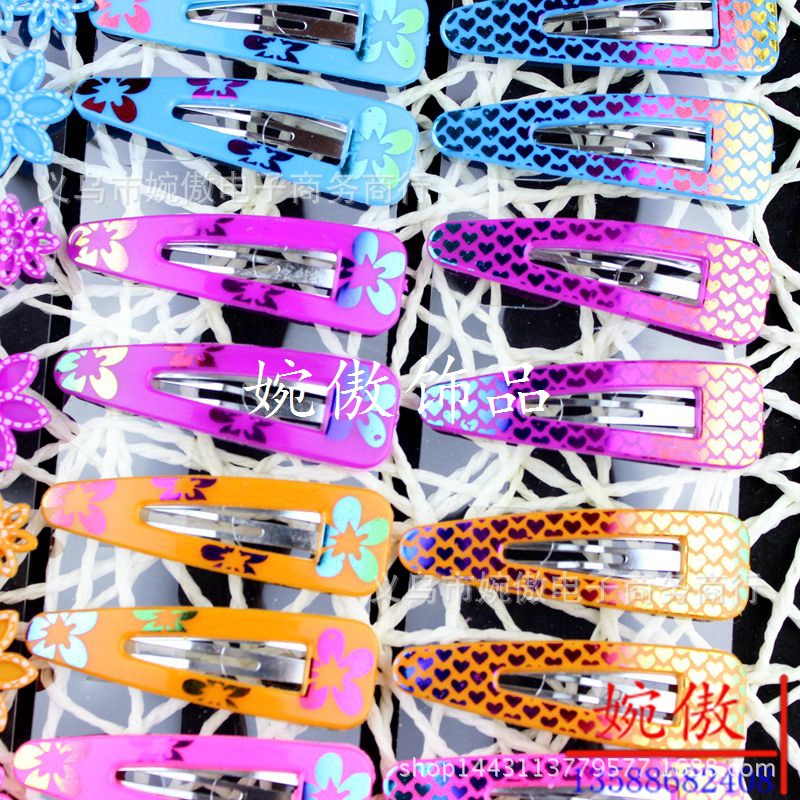 Alloy diamond-encrusted small claw clips, grab clips, hair clips, gold and silver, Yiwu two-yuan store small commodity headwear wholesale pic 99