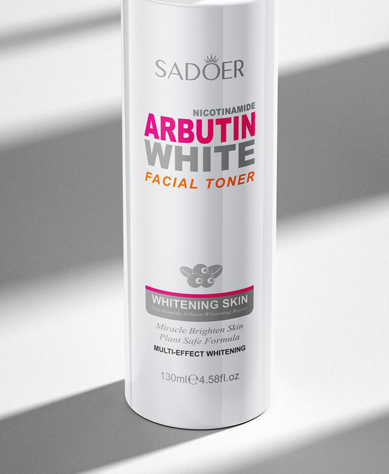 全英文爽肤水 SADOER烟酰胺熊果苷补水淡斑保湿水跨境外贸详情10