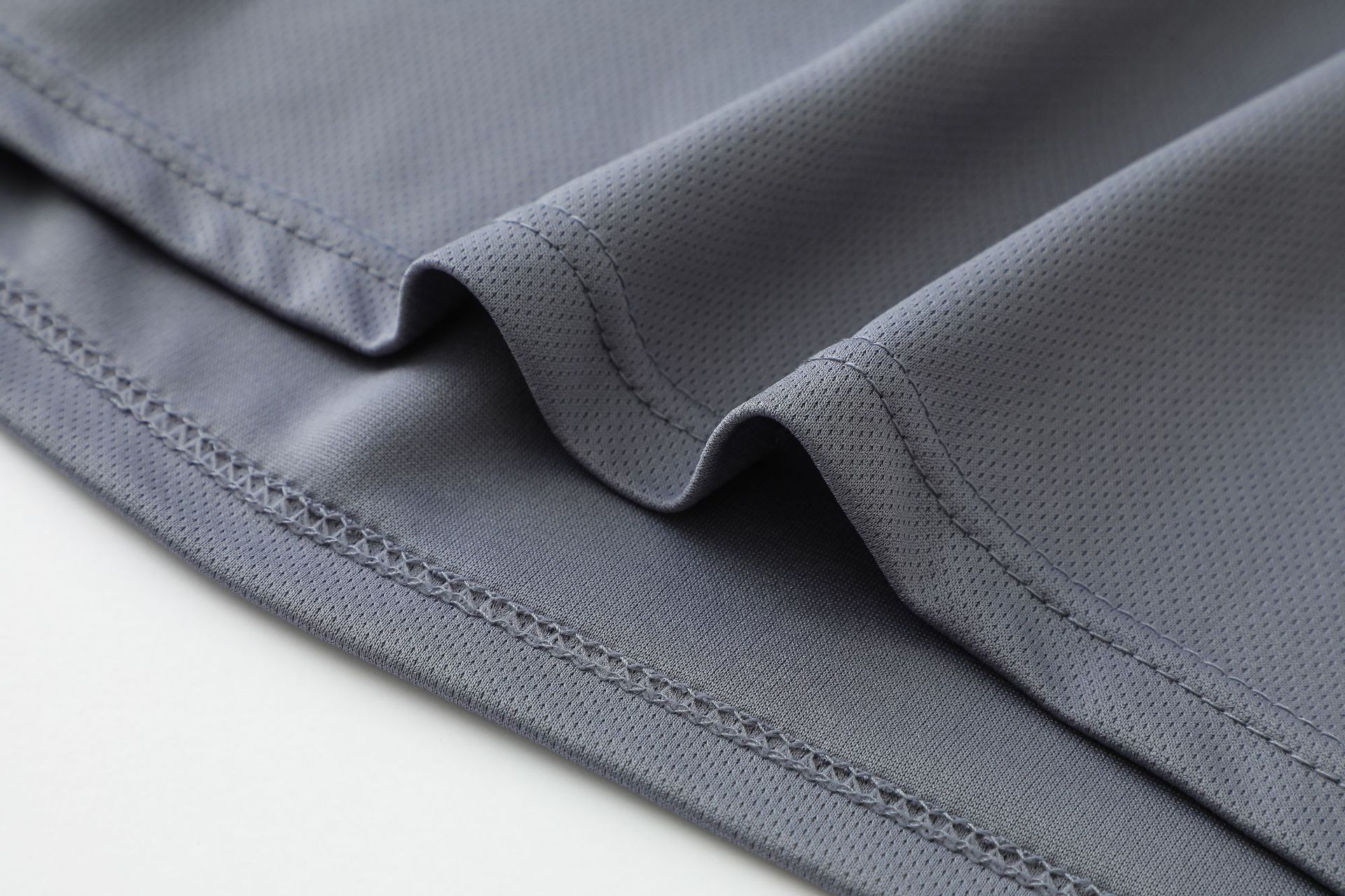 春夏新款男士冰丝空调T恤速干短袖半截袖潮男情侣款网眼运动上衣详情8