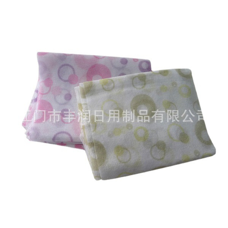 Customized nylon bath scrubbing towels, thin and long strips, bath towels, sauna towels, coarse sand rubbing mud bath towels, and pull back strips from the manufacturer pic 21