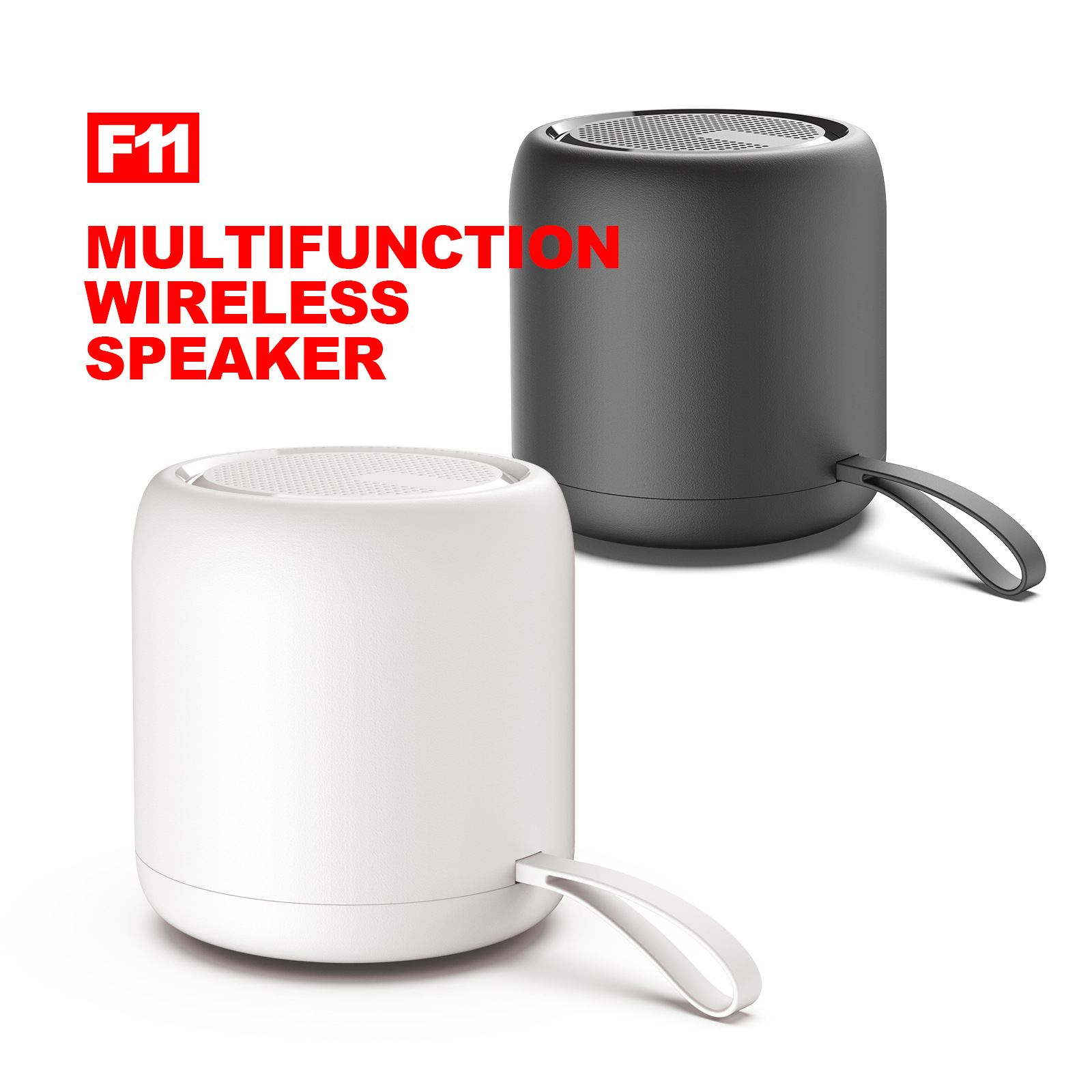 2023 New Model Bluetooth Speaker F11 Mini Wireless TWS couplet subwoofer gift small batch wholesale with marking pic 8