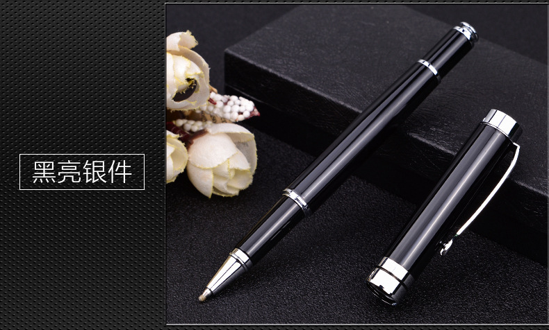 Black gel pens, business gifts, metal signature pens, customized advertising gifts, ballpoint pens, logos, and pens pic 25