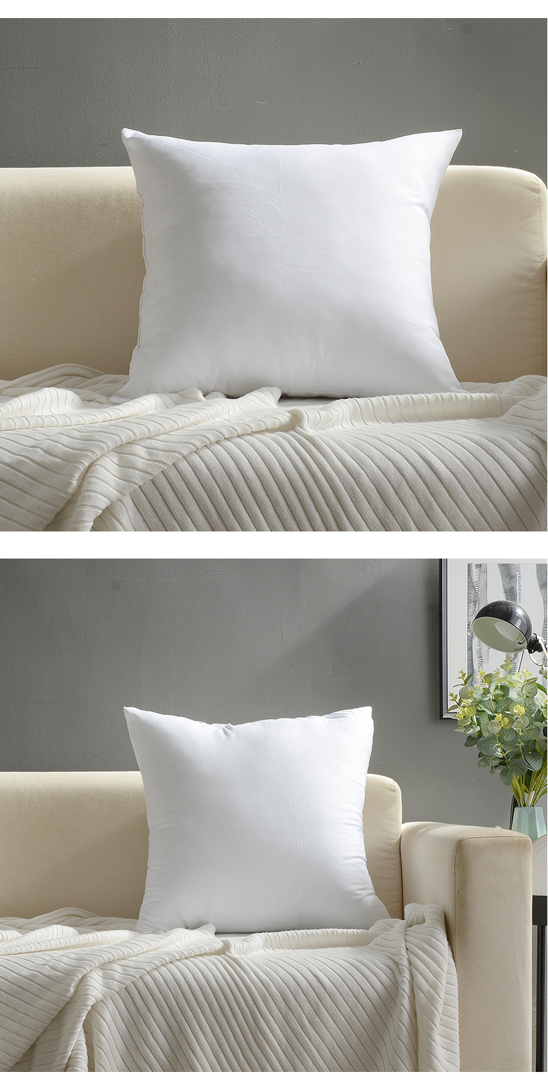 沙发靠枕靠垫抱枕PP棉内芯正方形无纺布磨毛布沙发枕芯厂家供应详情21