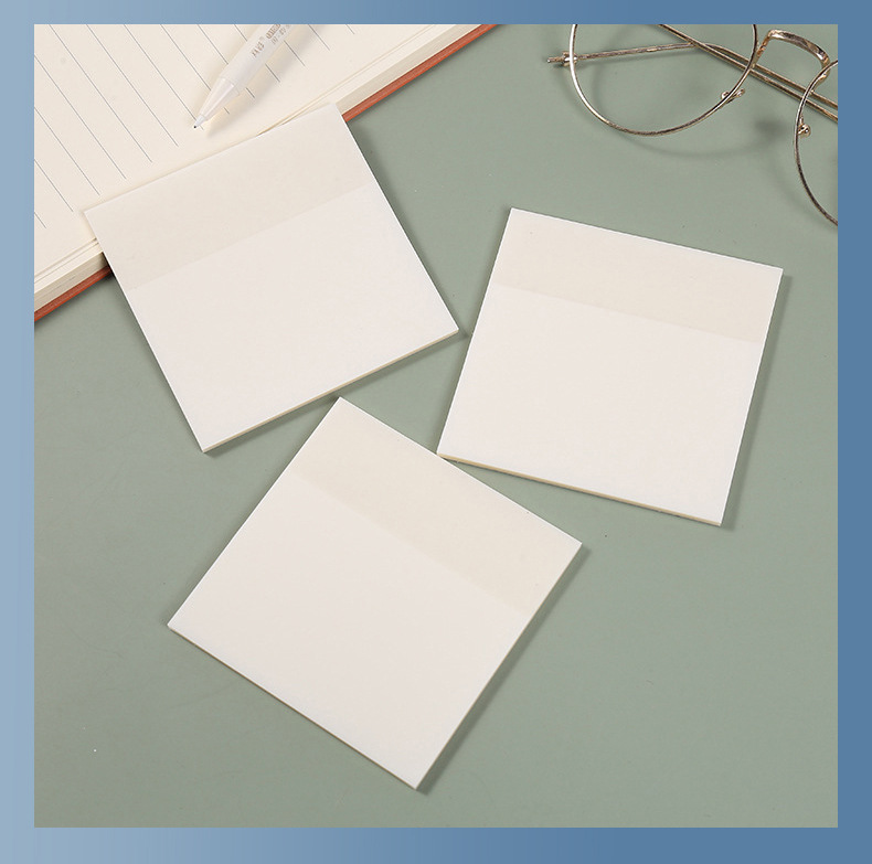 Creative transparent sticky notes, note stickers, ins index stickers set, N-label sticky note paper, custom sticky note strips pic 8